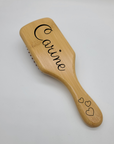 Brosse à cheveux en bois personnalisée
