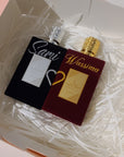 Pack Roméo et Juliette parfum personnalisé duo couple