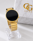 Montre Digitale Femme GG LUXE Dorée – Écran Tactile & Bracelet Réglable