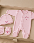 Coffret Naissance Bébé Personnalisé – Prénom & Couleur au Choix