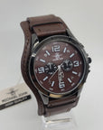 Montre Michael John pour homme john 100% cuir