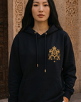 Pull à capuche Maroc Premium – Noir & Doré 🇲🇦