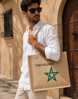 Sac en jute Dima Maghrib – Fierté marocaine 🇲🇦