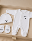 Coffret Naissance Bébé Personnalisé – Prénom & Couleur au Choix