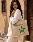 Sac en jute Dima Maghrib – Fierté marocaine 🇲🇦