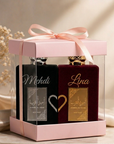 Coffret Parfum Couple Personnalisé – Lui & Elle | Prénoms au choix