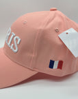 Casquette Paris rose à personnaliser