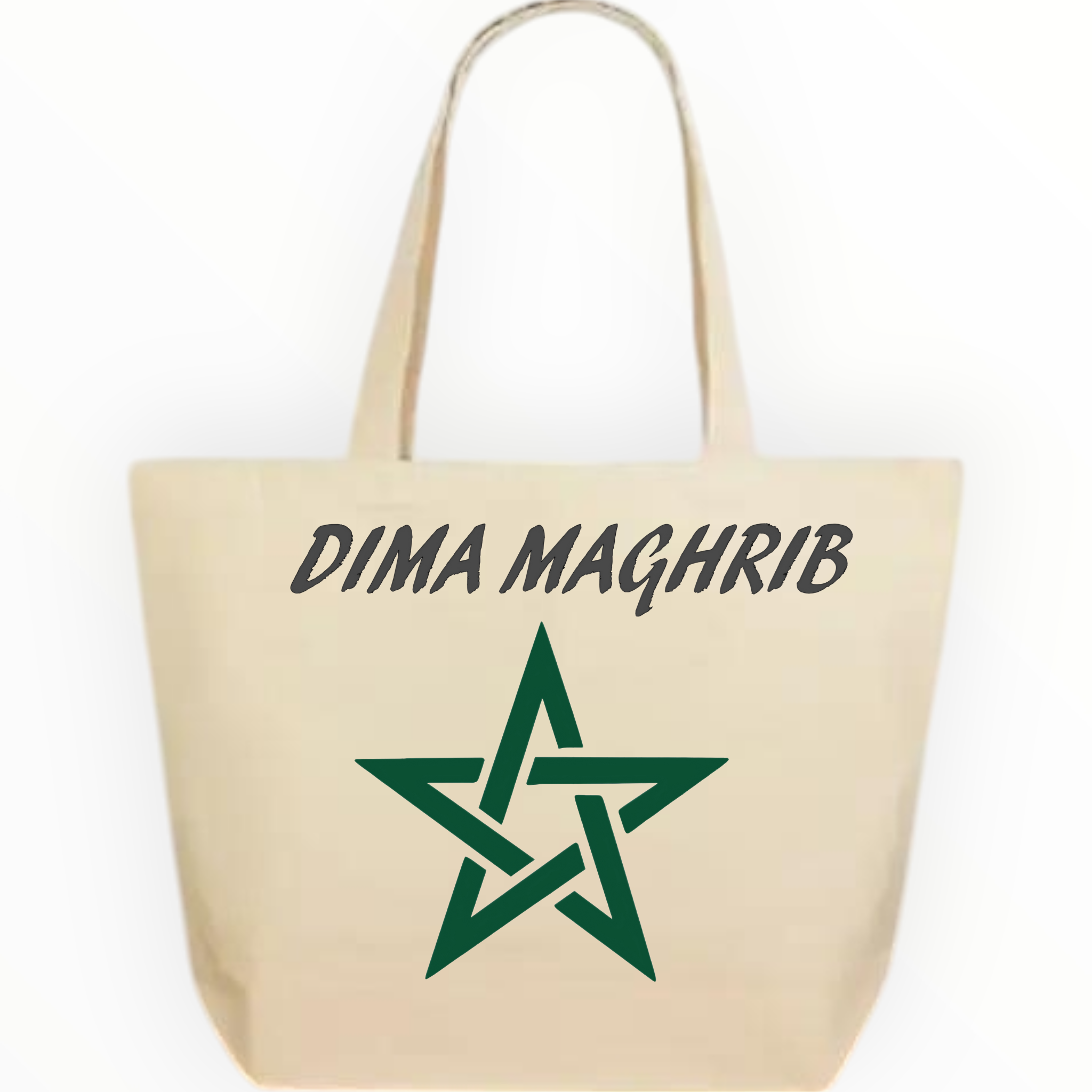 Tote bag Dima Maghrib – Fierté marocaine en coton écologique