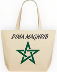 Tote bag Dima Maghrib – Fierté marocaine en coton écologique
