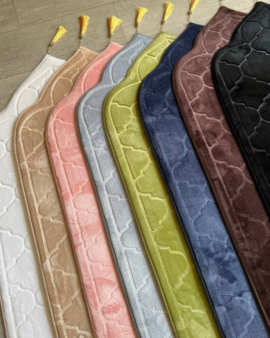 Tapis de prières forme porte orientale personnalisé/antidérapante