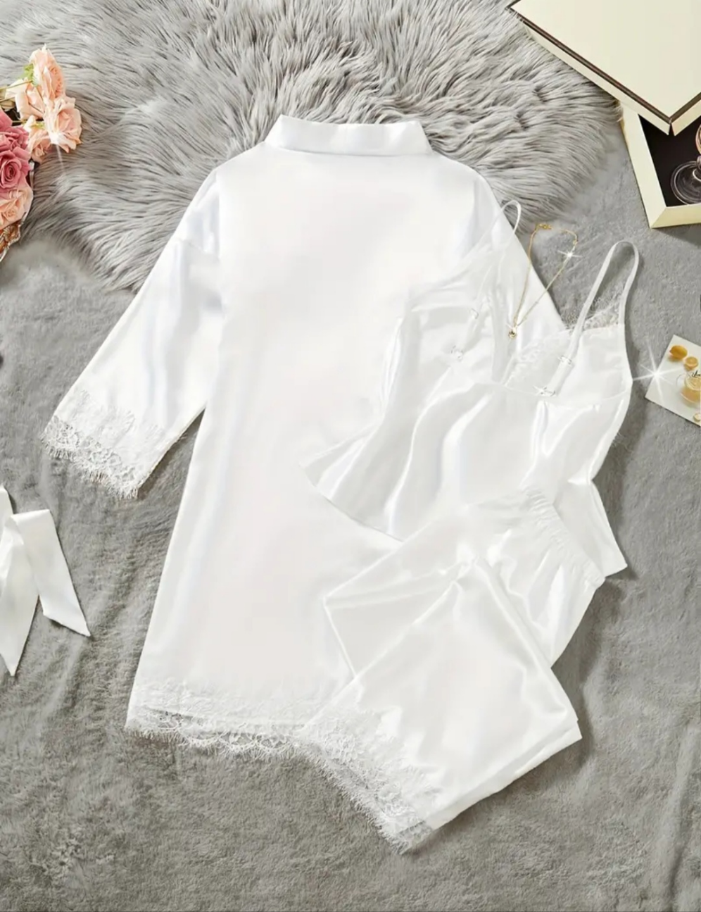 Ensemble Pyjama Élégant 4 pièces à personnaliser