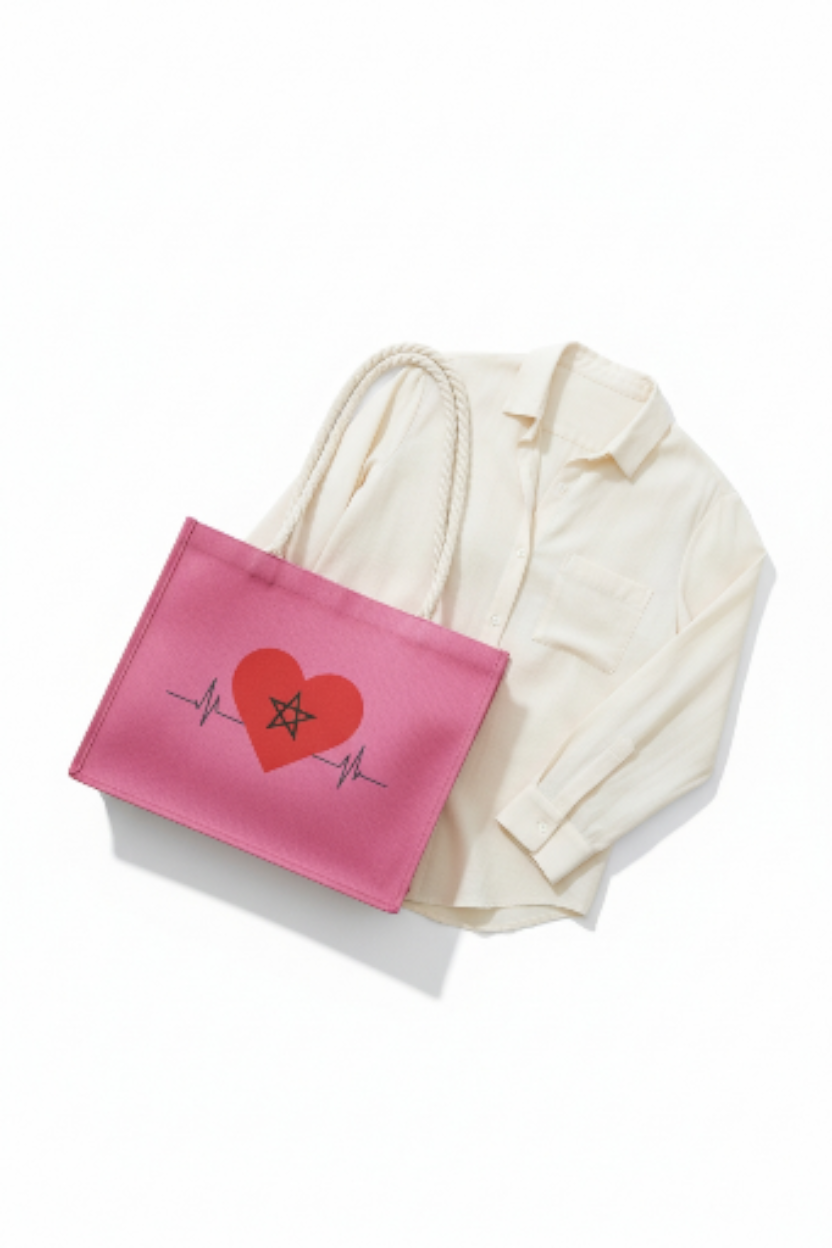 Sac cabas en jute écologique – Battement de cœur du Maroc