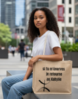 Sac cabas en jute – “Si tu m’énerves je retourne au Kabylie” (mixte)