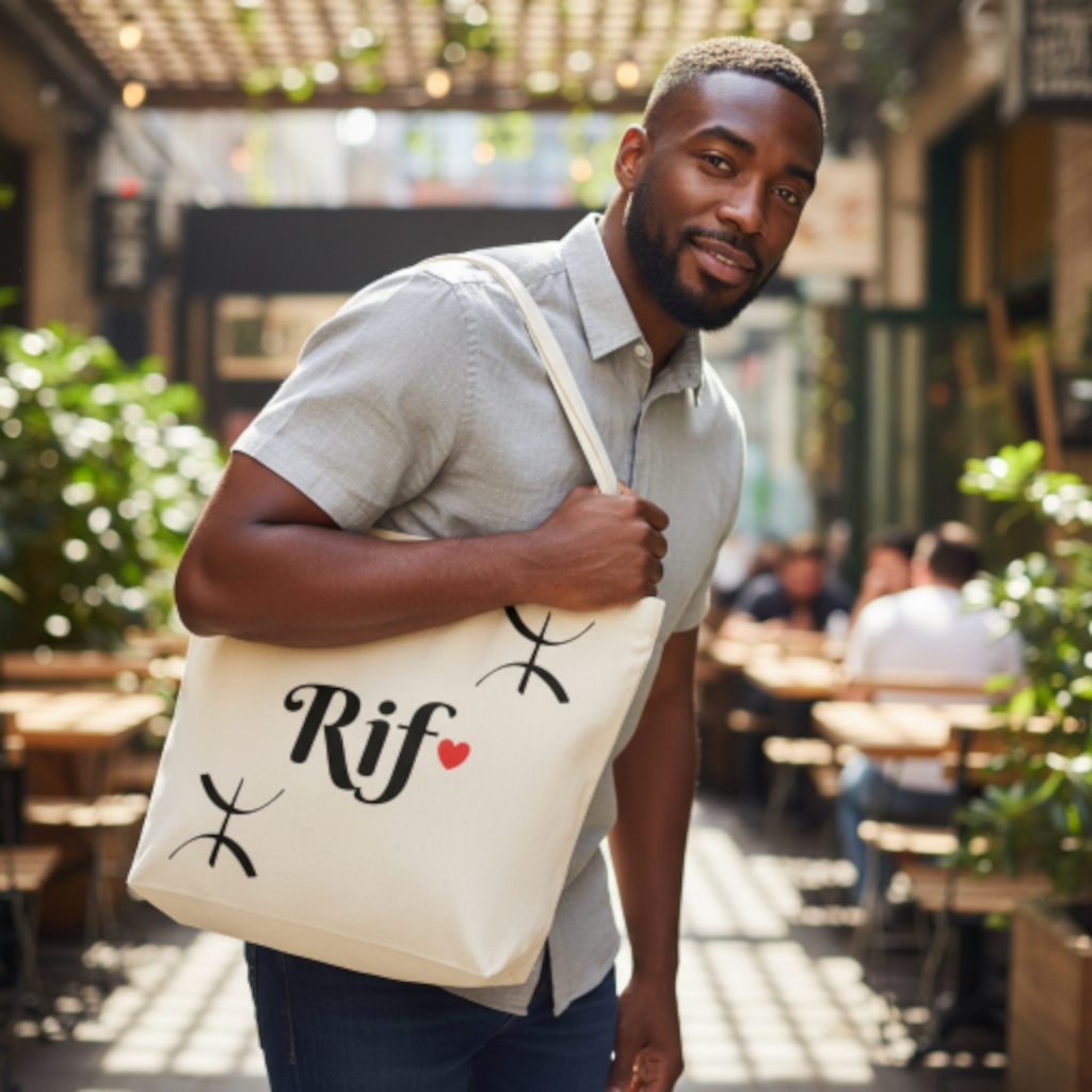 Tote bag Rif – Fierté amazighe en coton écologique