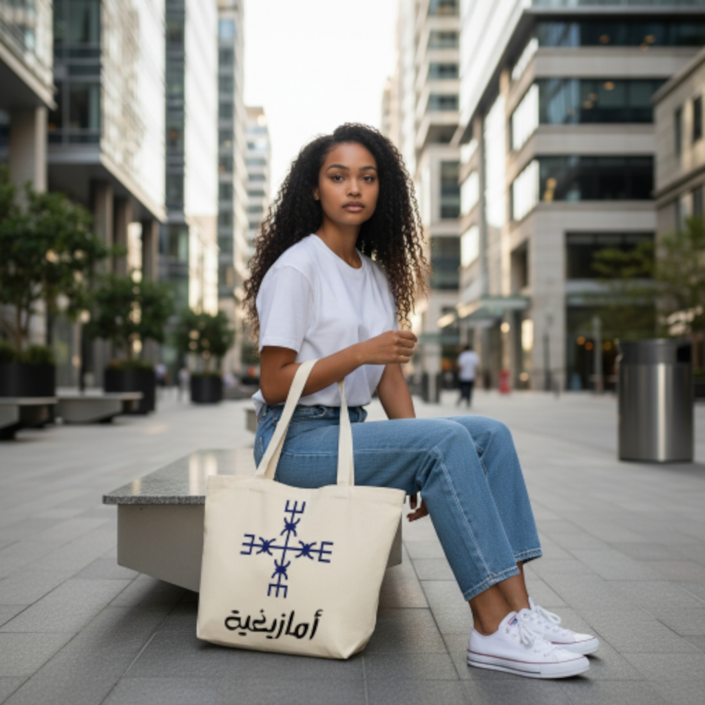 Tote bag Amazighe ⵣ – Fierté amazighe berbère en coton écologique