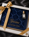 Coffret Tapis de Prière Personnalisé & Musc – Cadeau Unique