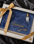 Coffret Tapis de Prière Personnalisé & Musc – Cadeau Unique