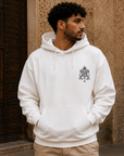 Pull à capuche Maroc Premium – Blanc & Noir 🇲🇦