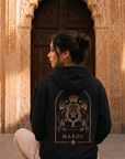 Pull à capuche Maroc Premium – Noir & Doré 🇲🇦