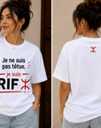 ⵣ T-shirt « Je ne suis pas têtue, je suis Rif » – Collection Rif & Amazigh ❤️