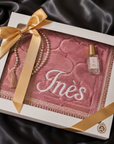 Coffret Tapis de Prière Personnalisé & Musc – Cadeau Unique