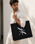 Sac cabas Amazigh en jute – Symbole ⵣ