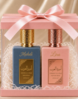 Coffret Couple Personnalisé – Ameer Al Arab Imperium & Ameerat Al Arab Private Rose – 2 x 100 ml