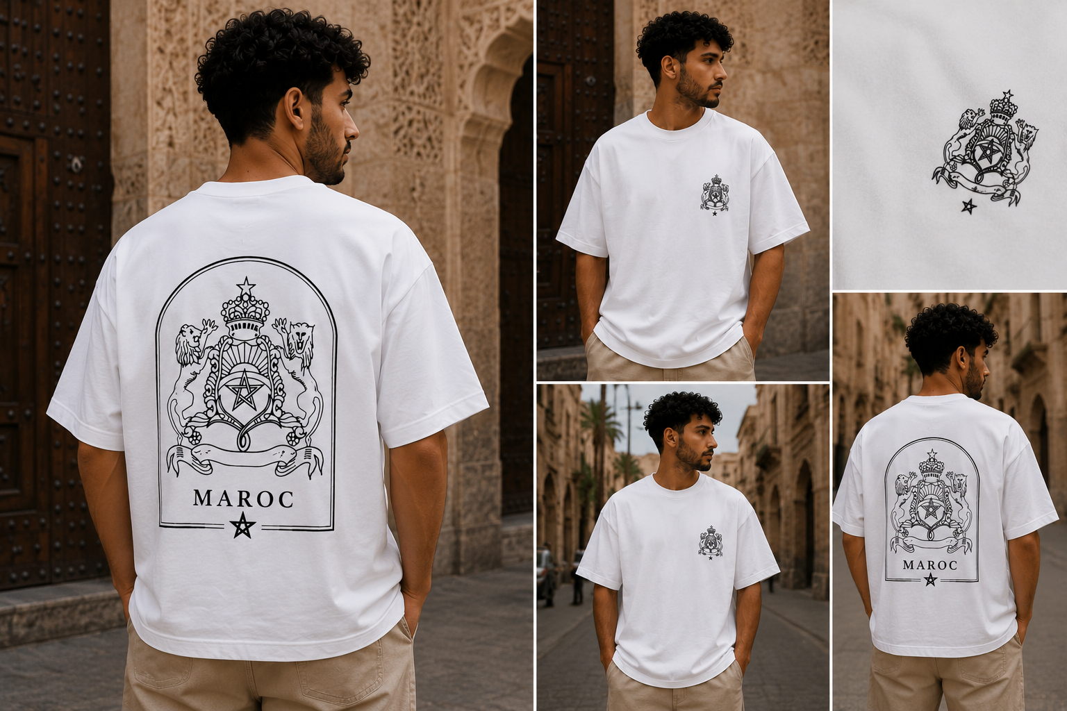 T-shirt Royal Maroc – Collection Exclusive