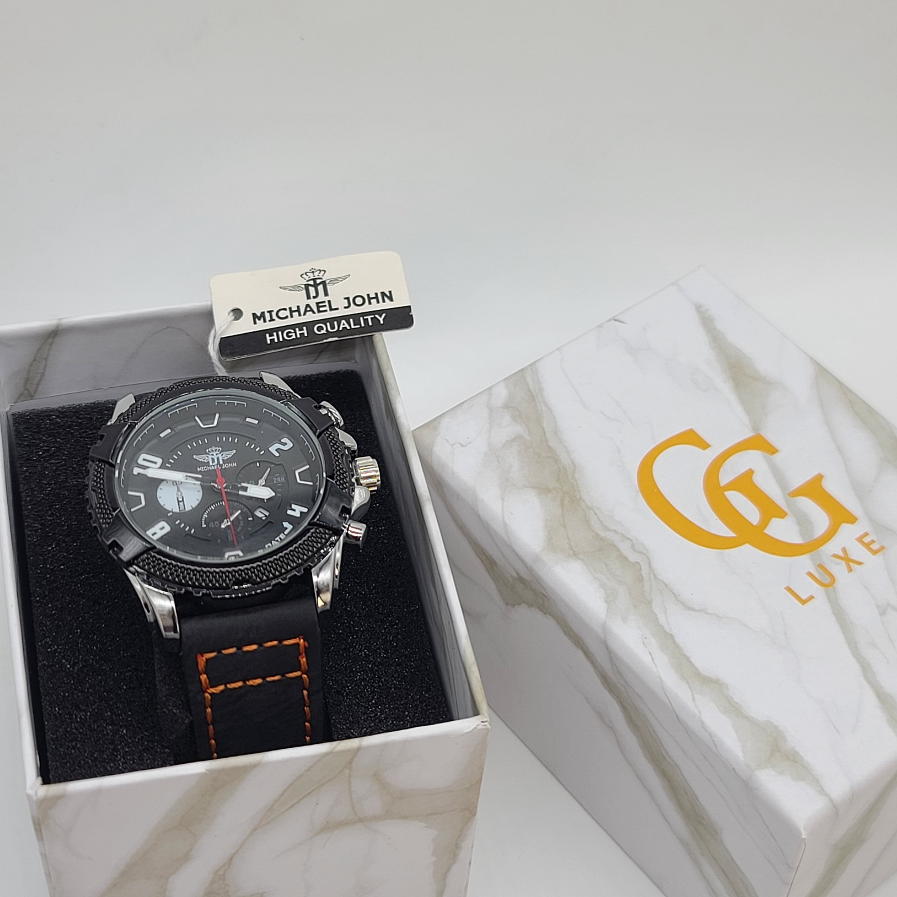 Montre Michael John pour homme 100%cuir